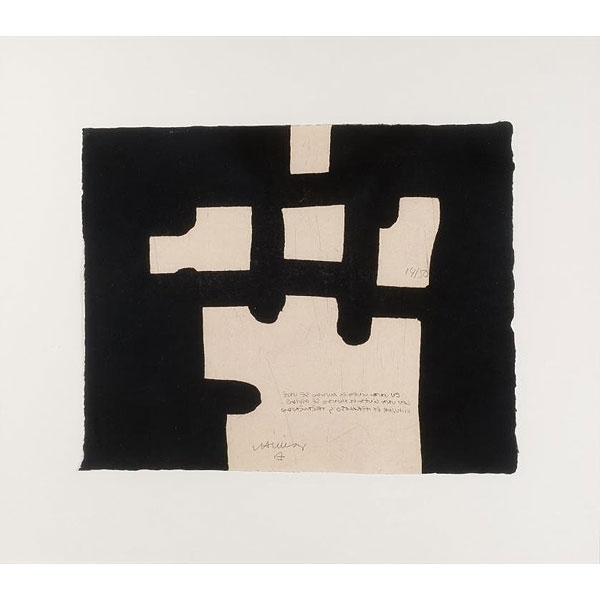 Eduardo Chillida.  &quot;Marrak (1985)&quot;. Aguafuerte