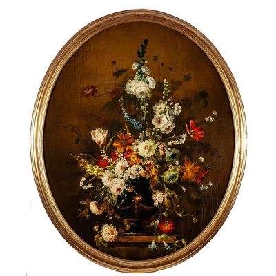 Escuela espa&ntilde;ola c.1900 Florero