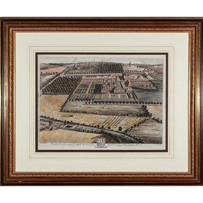 Johannes Kip seg&uacute;n Leonard Knyff "Vistas de palacios ingleses"