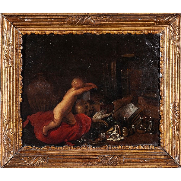 Escuela flamenca S.XVII "Vanitas"