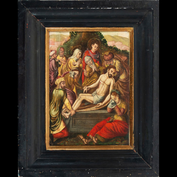 El Santo Entierro, escuela Neogótica del siglo XIX.