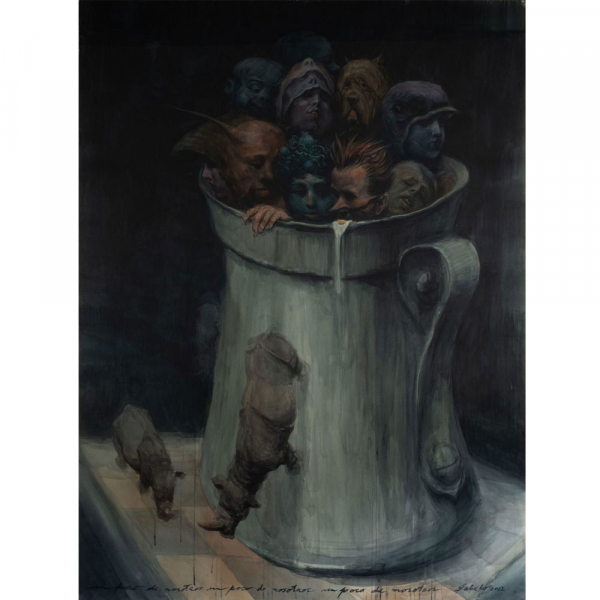 "A little about us", Roberto Fabelo (Camaguey, Cuba, 1950) Arte Contemporáneo Latinoamericano del siglo XX. 