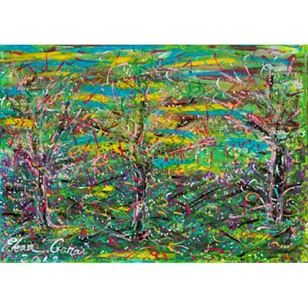 ELENA GARAY ACHA  (Bilbao 1965) "El bosque encantado" Firmado: Elena Garai 2019