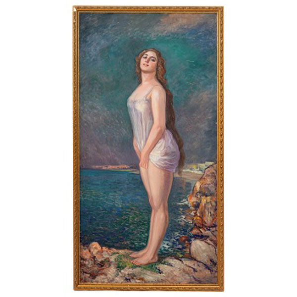 RAFAEL FORNS ROMANS  (Cuevas de Vincoma, Castellón 1868 - Madrid 1934) "María Navarro de Madrid, 20 años"