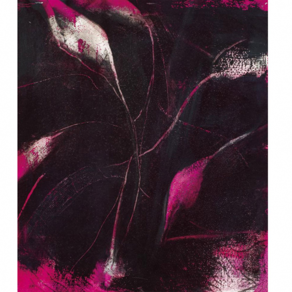 Lita Cabellut.   "Ejercicio del alma (2005)". Óleo sobre lienzo. Firmado y fechado (2005) al dorso.