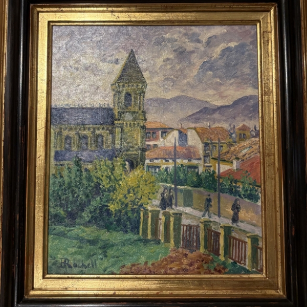 "Avenida de Basagoiti en Algorta".  JUAN JOSE ROCHELT (Bilbao, 1881 - Madrid, 1953)