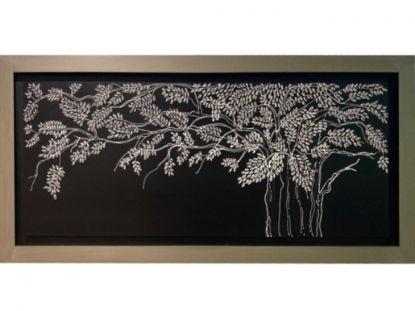 Obra con técnica mixta