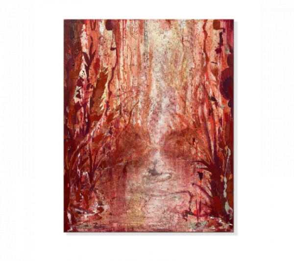 FRANCISCO TAKA FERNÁNDEZ (México, 1966)  Sin título 9, 2024   Mixta sobre lienzo. 