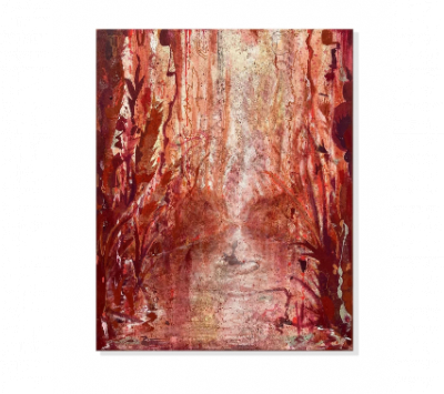 FRANCISCO TAKA FERN&Aacute;NDEZ (M&eacute;xico, 1966)  Sin t&iacute;tulo 9, 2024   Mixta sobre lienzo. 