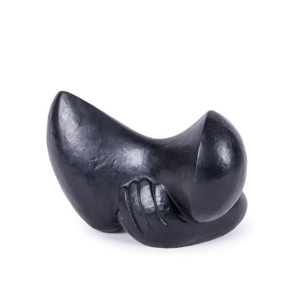 Baltasar Lobo. "Torse de Main (1967)". Escultura realizada en bronce.   Firmada y numeda (E. A. 1/4).