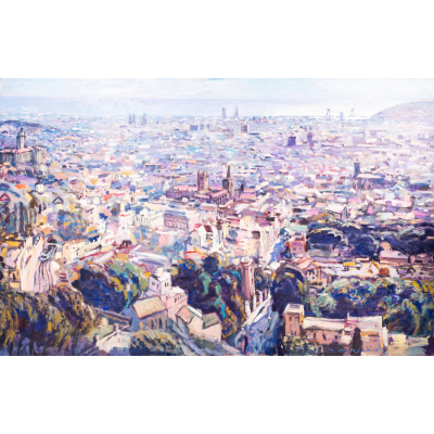 Ram&oacute;n Moscard&oacute; Fern&aacute;ndez (Barcelona, 1953)  Desde Vallvidrera.  