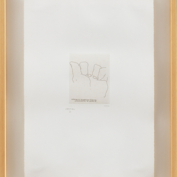 "Mano XXI"  EDUARDO CHILLIDA (San Sebastián, 1924-2002)