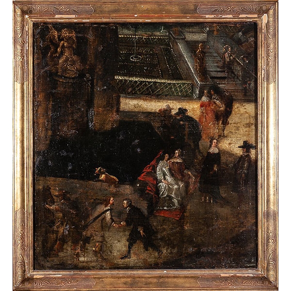 Benito Manuel Agüero Escena cortesana