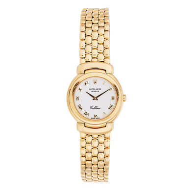 Reloj Rolex Cellini de pulsera para señora. En oro.