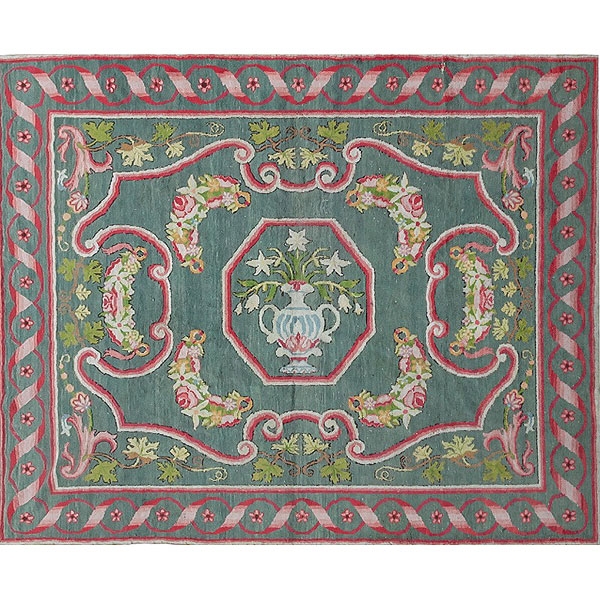 Alfombra española estilo Carlos IV