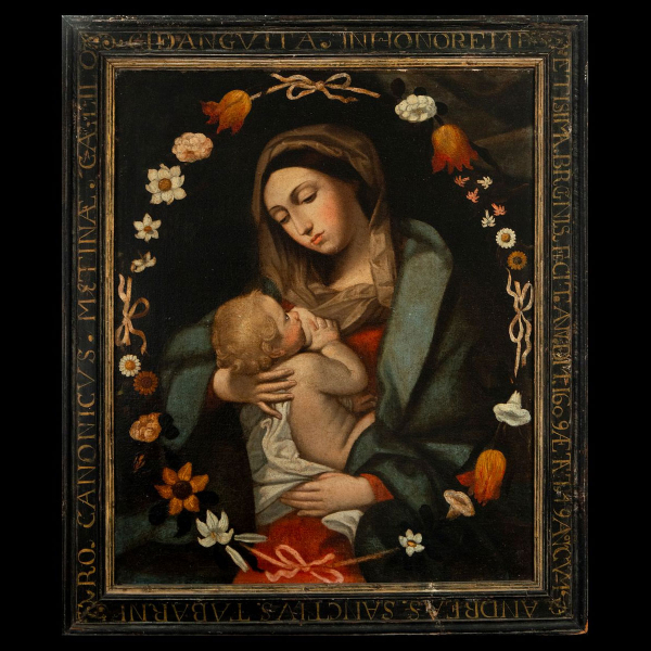 Muy importante Marco Hispano Flamenco Cassetta de Letras de finales del siglo XVI a inicios siglo XVII. 