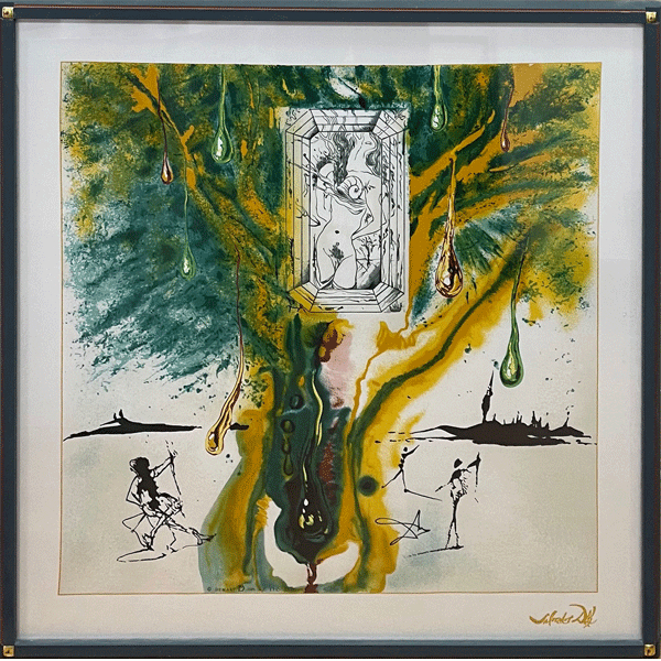 Salvador Dalí: "The Emerald Table" 32/2000