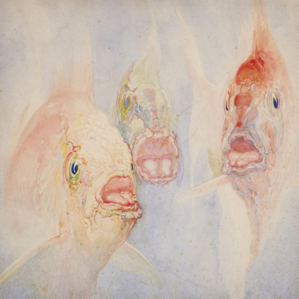 Néstor Martín-Fernández de la Torre.   &quot;Boceto para Poema del Mar, La Calma (c. 1920)&quot;. Gouache sobre cartón Whatman board.