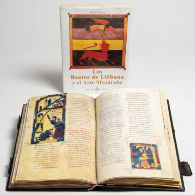 Facs&iacute;mil del Beato de Liebana cuyo original se encuentra en la biblioteca del Monasterio del Escorial. 1994.