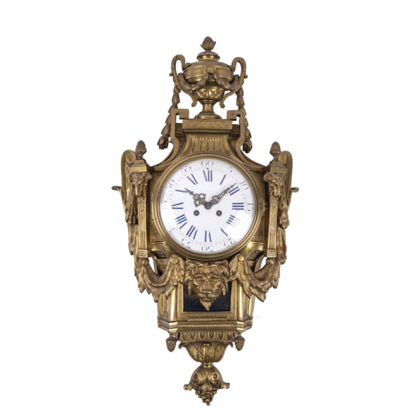 Reloj cartel Napoleón III de estilo Luis XVI. S. XIX. 