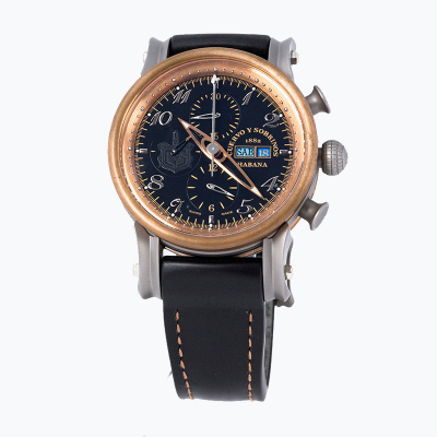 Reloj cronógrafo caballero suizo CUERVO Y SOBRINOS (Habana), mod. &#039;Torpedo Pirata&#039;, Ref. 3051.  