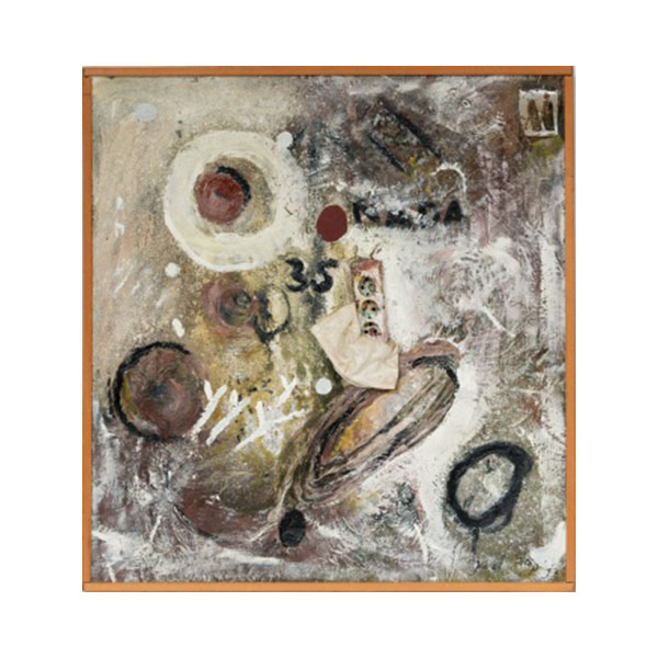 KAREL  STOOP  (Holanda, 1951) "Nada" Firmado: Karel Stoop 92 Óleo / Mixta / Lienzo 