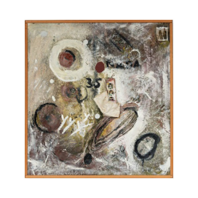 KAREL  STOOP  (Holanda, 1951) &quot;Nada&quot; Firmado: Karel Stoop 92 Óleo / Mixta / Lienzo 