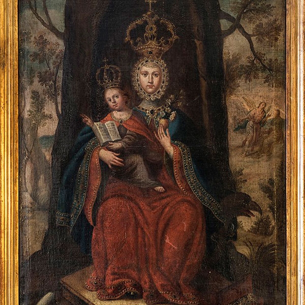 Escuela española S.XVIII "Virgen de Valvanera"