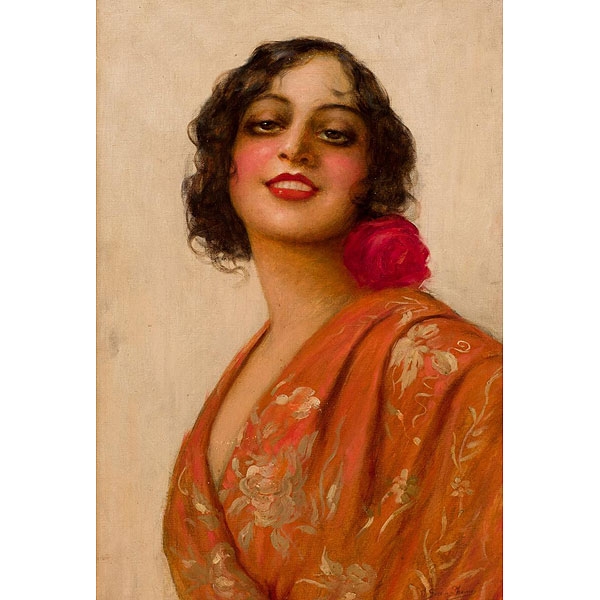 José García y Ramos. (1852 - 1912)  "El orgullo gitano". 