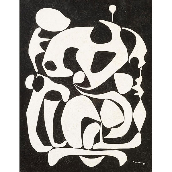 Pedro de Oraa.  (1931 - 2020)  "Formas en Apoyo (1959)". 