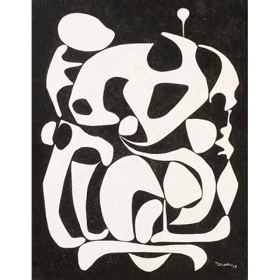 Pedro de Oraa.  (1931 - 2020)  &quot;Formas en Apoyo (1959)&quot;. 