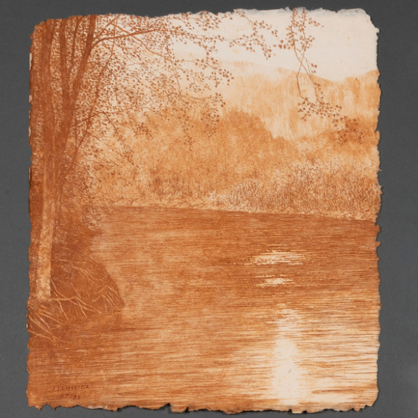 "Paisaje"  Autoría: GONZALO CHILLIDA(San Sebastián, 1926-2008) 