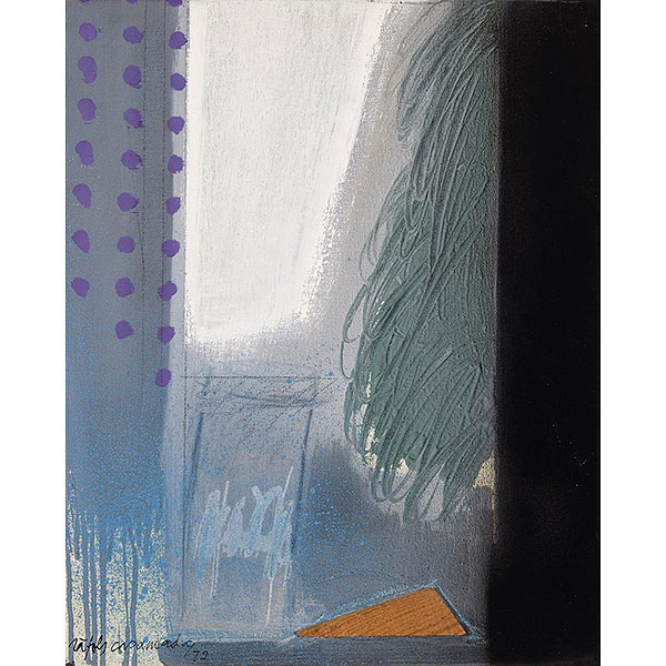Albert Rafols Casamada.   &quot;Sin título (1972)&quot;. Óleo sobre lienzo. Firmado y fechado (72) en el ángulo inferior izquierdo.