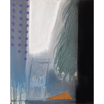 Albert Rafols Casamada.   &quot;Sin título (1972)&quot;. Óleo sobre lienzo. Firmado y fechado (72) en el ángulo inferior izquierdo.