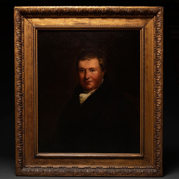 &quot;Retrato de John Veith&quot; Autoría: ISAAC FALKNER (Inglaterra, 1800 - 1861)