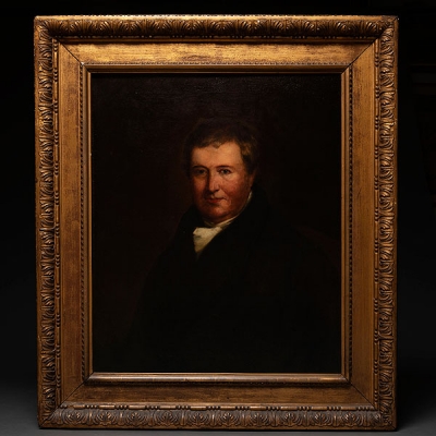 &quot;Retrato de John Veith&quot; Autoría: ISAAC FALKNER (Inglaterra, 1800 - 1861)