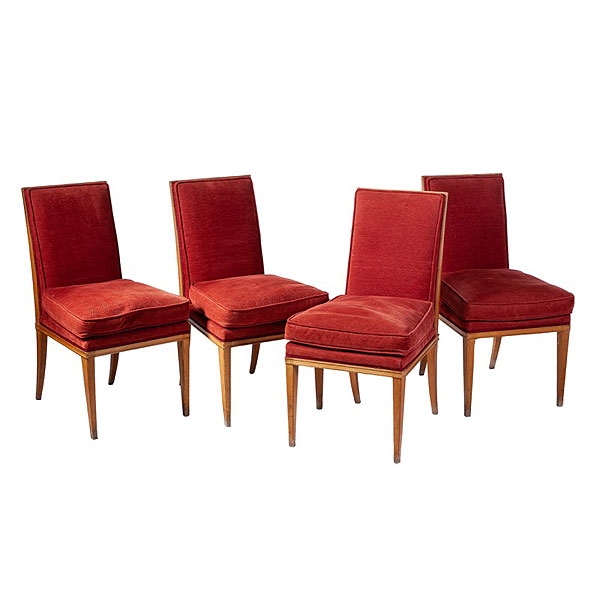 Marc du Plantier cuatro sillas años 40