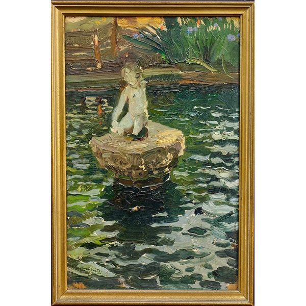 Manuel Benedito (Valencia, 1875 - Madrid, 1963) "Estanque"