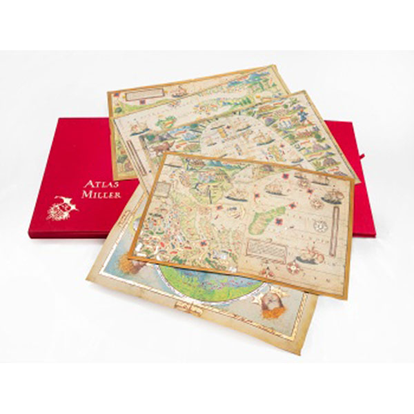 Facsímil Atlas Miller cuyo original se conserva en la Bibliotheque Nationale de France.