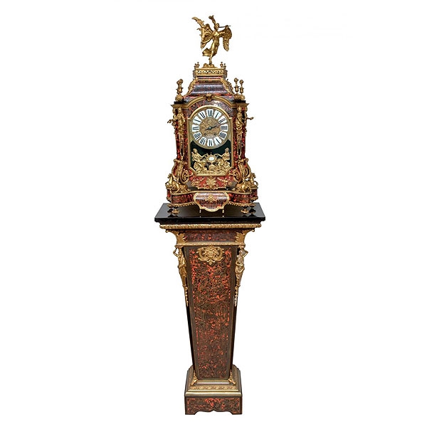 Reloj Boulle Napoleón III. Francia, circa 1890. 