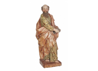 Evangelista. Escultura seguidor de Gregorio Fernández, S. XVII.