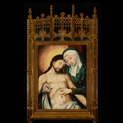 Importante Descendimiento del TALLER / MANERA DE JUAN DE FLANDES S. XVI