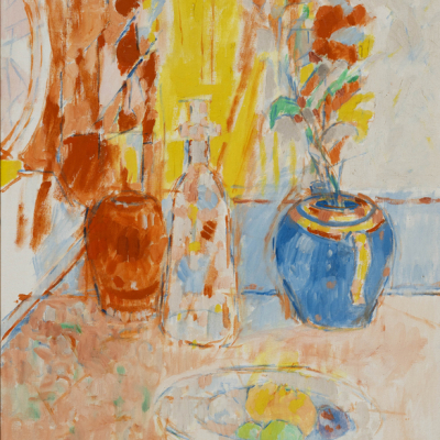 &quot;Jarrón azul&quot; MANUEL QUINTANA(Venezuela, 1928-2016)