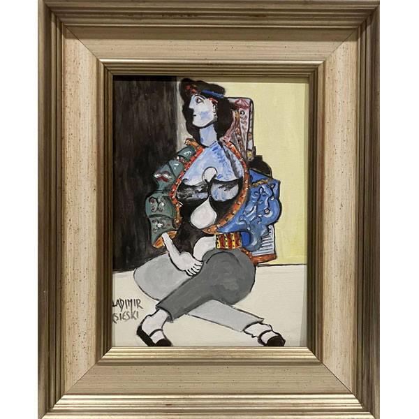 Vladimir Ksieski (Londres, 1944). Título: La Sevillana (Picasso) (2023).