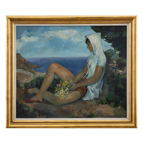 "Costa Brava, China sentada" Autoría: PERE PRUNA (Barcelona, 1904-1977)  