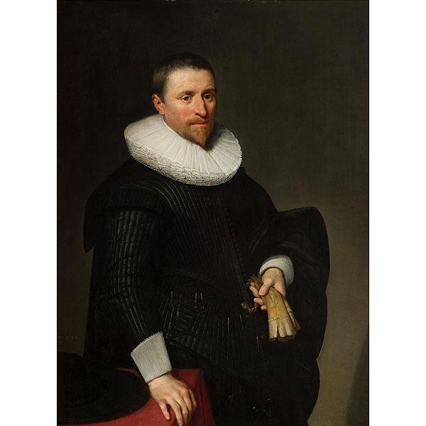 Jan Anthonisz van Ravensteyn.   "Retrato de caballero".