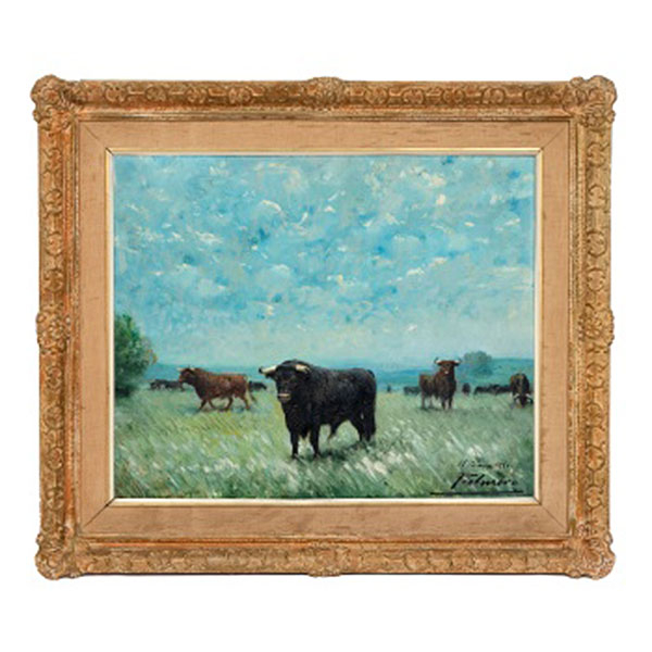 ALFREDO  PALMERO DE GREGORIO (Maestro Palmero)  (Almodóvar del Campo, Cuidad Real 1901 - Madrid 1991) "El semental "