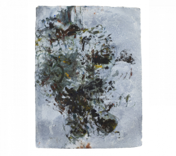 SECUNDINO HERNÁNDEZ (Madrid, 1975)  Sin título SH.14.42, 2014   Mixta sobre papel. 