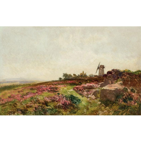 Darío de Regoyos (1857 - 1913). "Molino holandés (c. 1882)". 