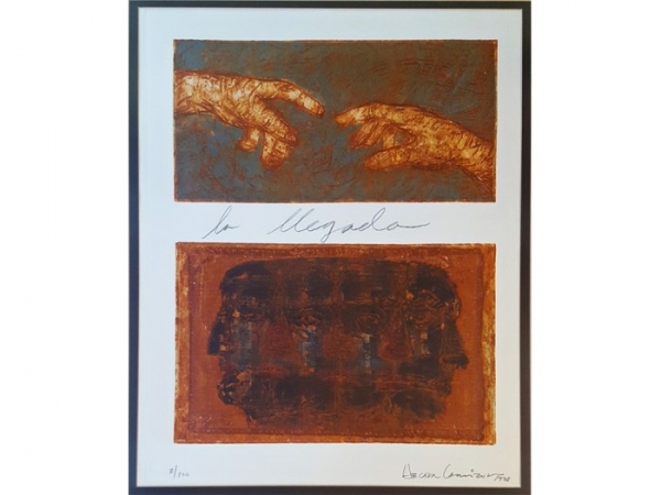 Héctor C. – La Llegada – Litografía